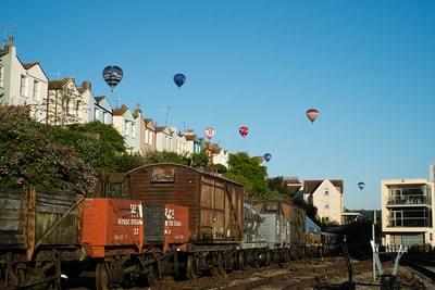 Hot air balloons